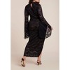 ELOQUII Lace Fitted Maxi Dress - 3 of 3
