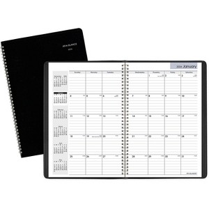 2026 AT-A-GLANCE DayMinder 8" x 12" Monthly Planner Faux Leather Cover Black (G470-00-26) - 1 of 4