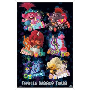 Trends International DreamWorks Trolls 2 - Grid Framed Wall Poster Prints - 1 of 4