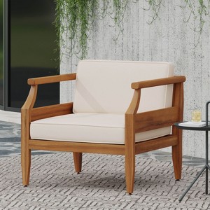 NicBex Modern Accent Chair Club Chairs, Living Room Chairs with Wood Frame, Lounge Chair Reading Chair for Living Room, Outdoor - 1 of 4