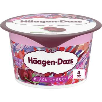 Haagen-Dazs Cultured Crème Black Cherry - 4oz