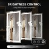 LED Bathroom Mirror with Front and Backlight, Stepless Dimmable Wall Mirrors with Anti-Fog - 3 of 4