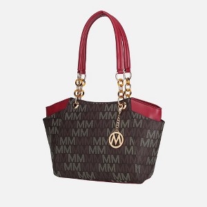 MKF Collection Cameron Tote Bag Stylish Vegan Leather Handbag with Spacious Design by Mia K - 1 of 4