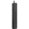 GE 6-Outlet Surge Protector 1560J 10' Braided Cord Black: Extension Cord & Outlet Extender - 2 of 4