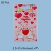 Unique Bargains Gift Wrap Paper Valentine'S Day Handbag PP 50 Pcs - 3 of 4