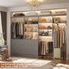 Aheaplus 71'' Tall Closet Storage Organizer with Drawers, Freestanding Closet System with Adjustable Shelves - 3 of 4