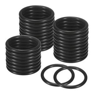 Unique Bargains Plastic Durable Multipurpose DTY Design Macrame And Knotting Supplies O Rings 30 Pcs - 1 of 4