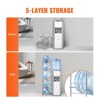 VEVOR 5 Tiers Water Jug Holder, 5 Gallon Water Bottle Holder, Single Row Water Bottle Rack for 5 Bottles, Heavy Duty Water Jug Rack - 4 of 4