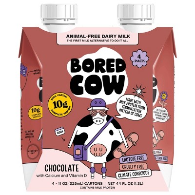Bored Cow Animal-Free Dairy Milk Chocolate Shelf Stable - 4pk/44oz