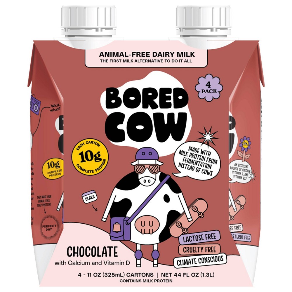 Bored Cow Animal-Free Dairy Milk Chocolate - 4pk/44oz