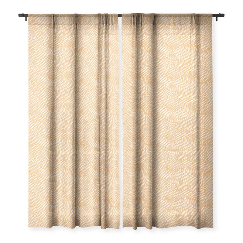 Wagner Campelo Dune Dots 3 Single Panel Sheer Window Curtain - Deny Designs, 3 of 7