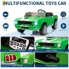 24V 2 Seater Ride on Car, Battery Powered Ride on Toys for Kids with Remote Control, Safety Belt, 2 Speeds, LED Lights - 3 of 4