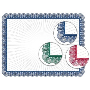 Great Papers Value Variety Certificates 8.5" x 11" Multicolor 30/Pack (2015094) - 1 of 2