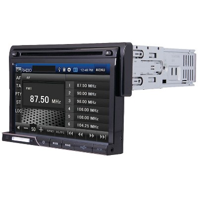 Power Acoustik 1-DIN 7 Multimedia Source Unit w/Bluetooth V2.0 (POWPD710B)