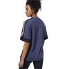 Reebok Womens Colorblock Basic T-Shirt, Blue, Large - 2 of 4