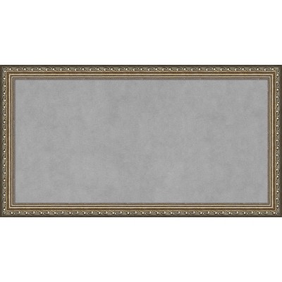 Amanti Art Parisian Silver Framed Magnetic Board 26 x 14 in.