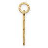 Black Bow Jewelry 14K Yellow Gold, Varsity Collection, Medium D/C Pendant Number 8 - 2 of 4