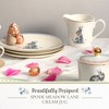 Spode Meadow Lane 8 oz Cream Jug, Porcelain Creamer with Handle, Pitcher for Serving Sauces, Salad Dressing, and Milk, Bunny Motif, Easter Serveware - 2 of 4