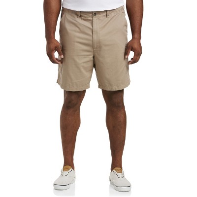 Big and Tall Essentials by DXL Twill Cargo Shorts - Men's Big and Tall