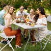 SKONYON 6ft Folding Table Portable Indoor Outdoor Picnic Party Dining Camping - 2 of 4