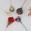Anna-Kaci 5Pcs Vintage Cameo and Rhinestone Hat Lapel Pin Set for Secure Styling on Scarves Coats and Hats - 5pcs Flower - 2 of 4