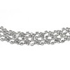 Unique Bargains Rhinestone Choker Necklace Sparkly Chain Necklaces For  Women Girl Silver Tone 1pc : Target