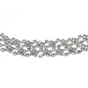 Unique Bargains Rhinestone Choker Necklace Sparkly Chain Necklaces for Women  Silver Tone 1PC - 3 of 4