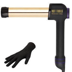 Hot Tools Pro Artist 24K Gold Curlbar Curling Wand | Long Lasting, Defined Curls (1-1/4 in) - 1 of 4