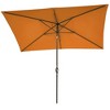 Sonkuki 10×6.5FT Rectangular Patio Umbrella with 200gsm Solution-Dyed Fabric - 2 of 4