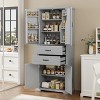 Christopher Knight Home Walter Modern Multi-Functional Storage Cabinet with 2 Drawers and Adjustable Shelves - 2 of 4