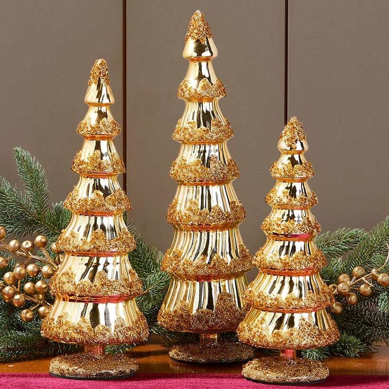 The Lakeside Collection Glass Tabletop Trees, 2 of 3