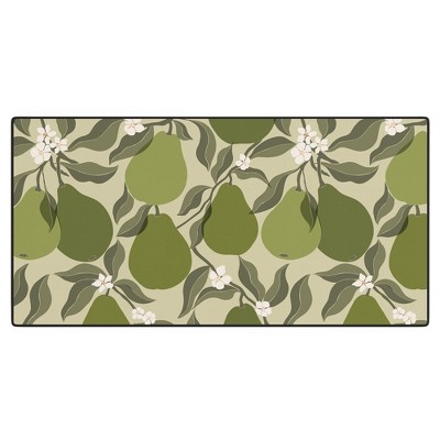 Cuss Yeah Designs Abstract Pears Desk Mat - Deny Designs
