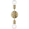 Livex Lighting Lansdale 2 - Light Vanity in  Antique Brass - 4 of 4