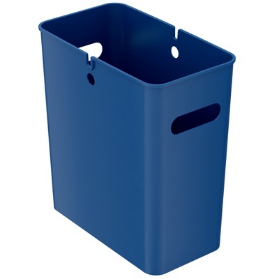 iTouchless SlimGiant Wastebasket 4.2 Gallon Blue