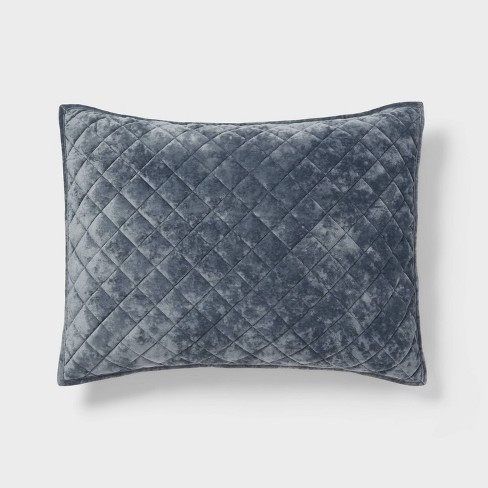 Full/queen Luxe Diamond Stitch Velvet Quilt Ivory - Threshold™ : Target