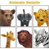 12-Piece Safari Animal Figures, Realistic Plastic Zoo Toys for Toddlers 1-5, African Wildlife Figurines for Birthday & Christmas Gifts - 3 of 4