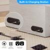 Mjkone Modern Queen Size Murphy Bed with USB ports,Drawers,with 4.7''Mattress - 3 of 4