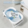 Napei Collapsible Baby Bathtub for Infants and Toddlers with Bath Net and Thermometer - 3 of 4