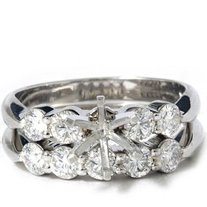 Pompeii3 1 1/5ct Diamond Engagement Ring Setting Mount - 1 of 4