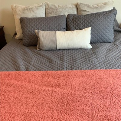 Marshmallow Faux Shearling Bed Blanket - Brooklyn Loom : Target