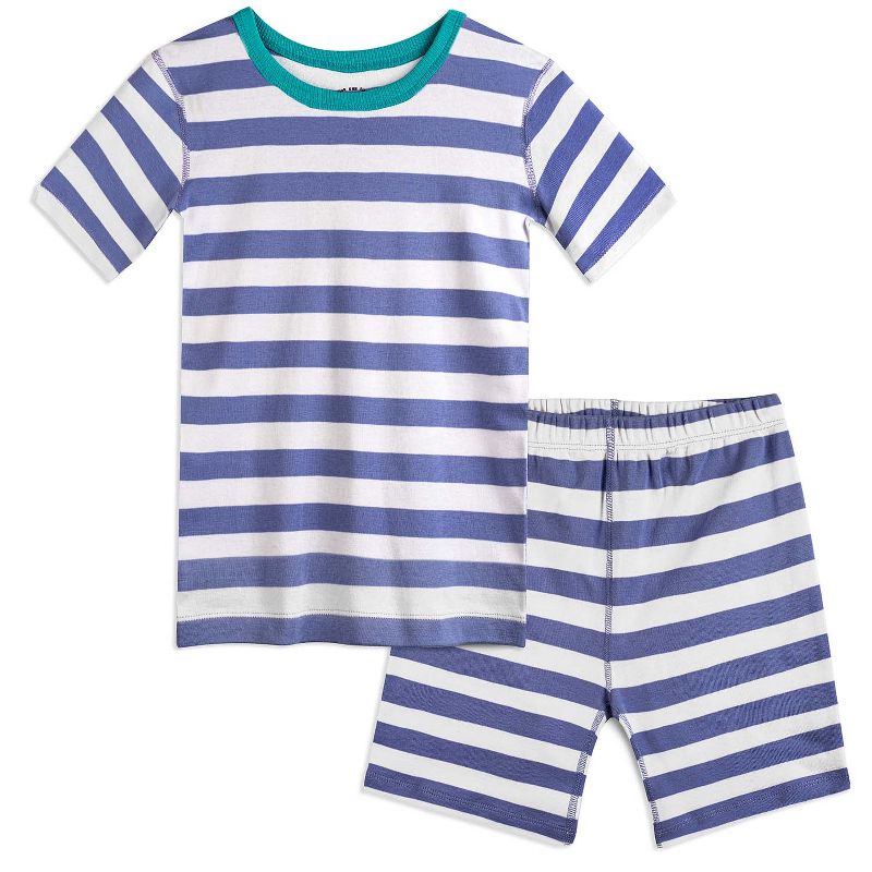 Mightly Toddler Fair Trade 100% Organic Cotton Tight Fit Shorite Pajamas Set, 1 of 5