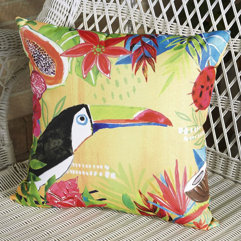 The Lakeside Collection Tropical Outdoor Cushion Collection, 5 of 6