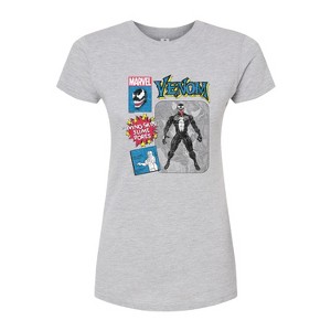 Women's - Marvel - Venom Action Figure Fitted Graphic T-Shirt - 1 of 3