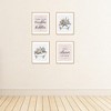 Big Dot of Happiness Turn Your Troubles Into Bubbles - Unframed Bathroom Linen Paper Wall Art - Set of 4 - Artisms - 8 x 10 inches Colorful - 3 of 4