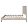 KIGFTSOD Platform Bed Frame with Headboard,Tall Headboard Natural Wood Bed ,No Box Spring Needed - 3 of 4