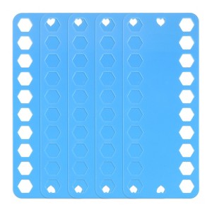 Unique Bargains PP Plastic Sewing Thread Embroidery Floss Organizer Cards 5 Pcs - 1 of 4