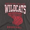 Davidson College Basketball Hoop Adult T-Shirt Black - 2 of 4