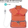 GustoWave 35"x24" Electric 4 Massaging Heating Pad for Back Neck Shoulders Pain Relief, Best Winter Gifts - 2 of 4