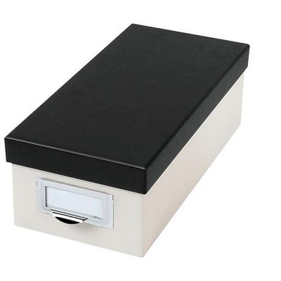 Oxford Index Card File Box 1000-Card Capacity Marble 406350