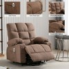 NicBex Cotton Lift Recliner Chair for Elderly,Massage Chairs with 8-Point Vibration Massage and Lumbar Heating,Reclining Chairs for Living Room - 4 of 4